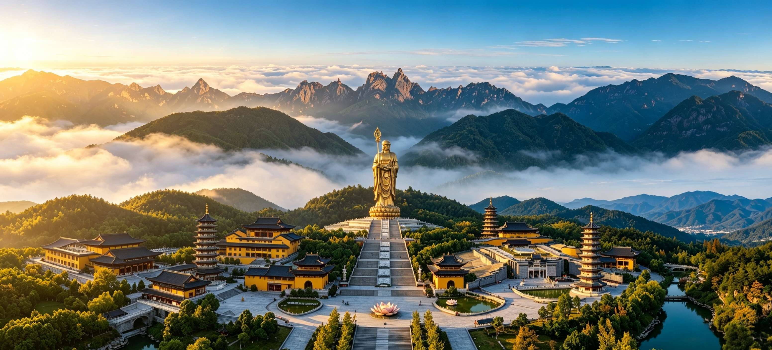 Jiuhuashan 2-Day Lotus Buddhist Kingdom