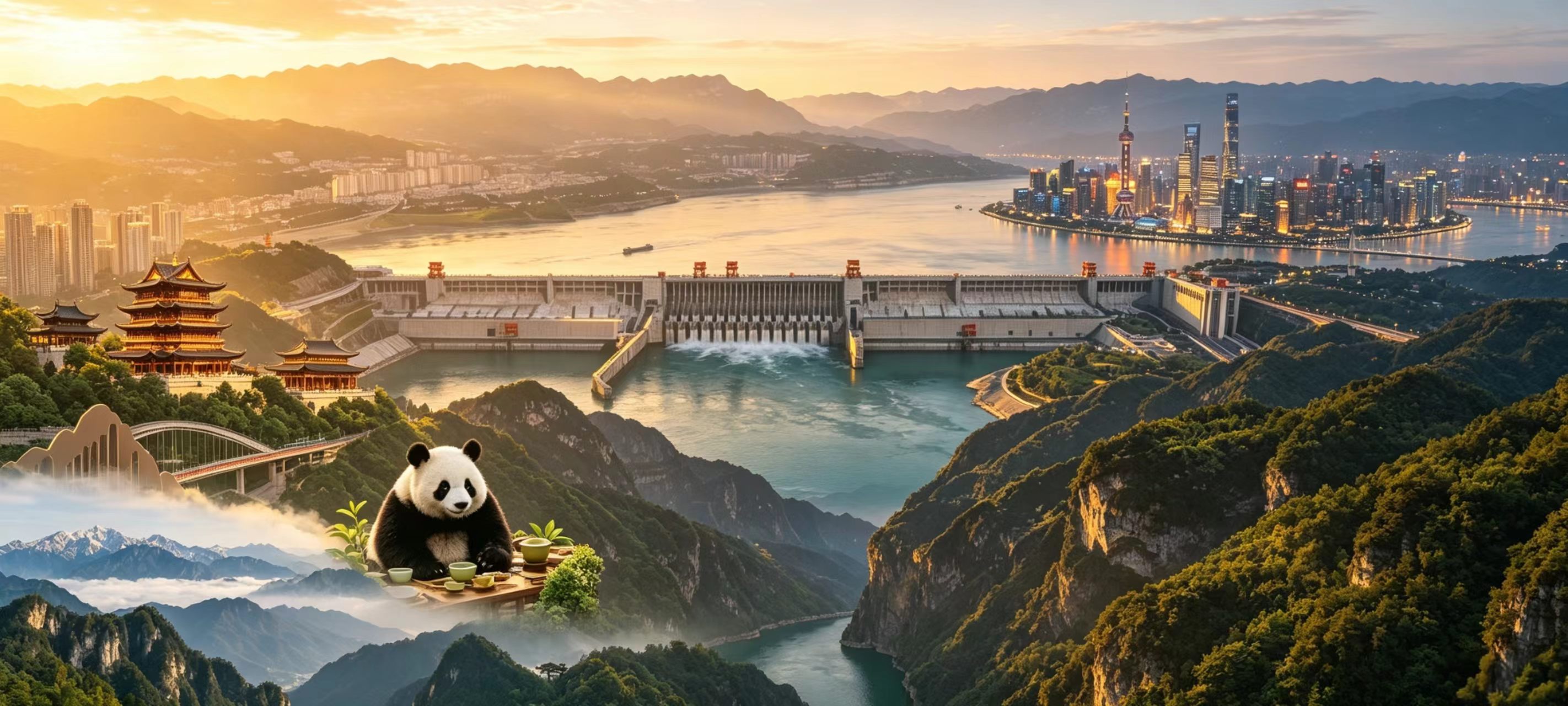 Yangtze River Basin Full Reaches Leisure Journey