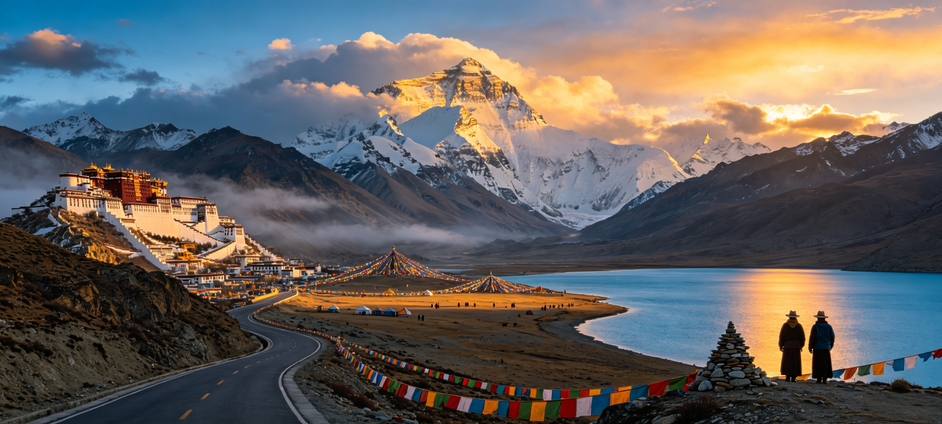 8 Days Tibet Tour- Lhasa.  Gyantse .  Shigatse  . Namtso