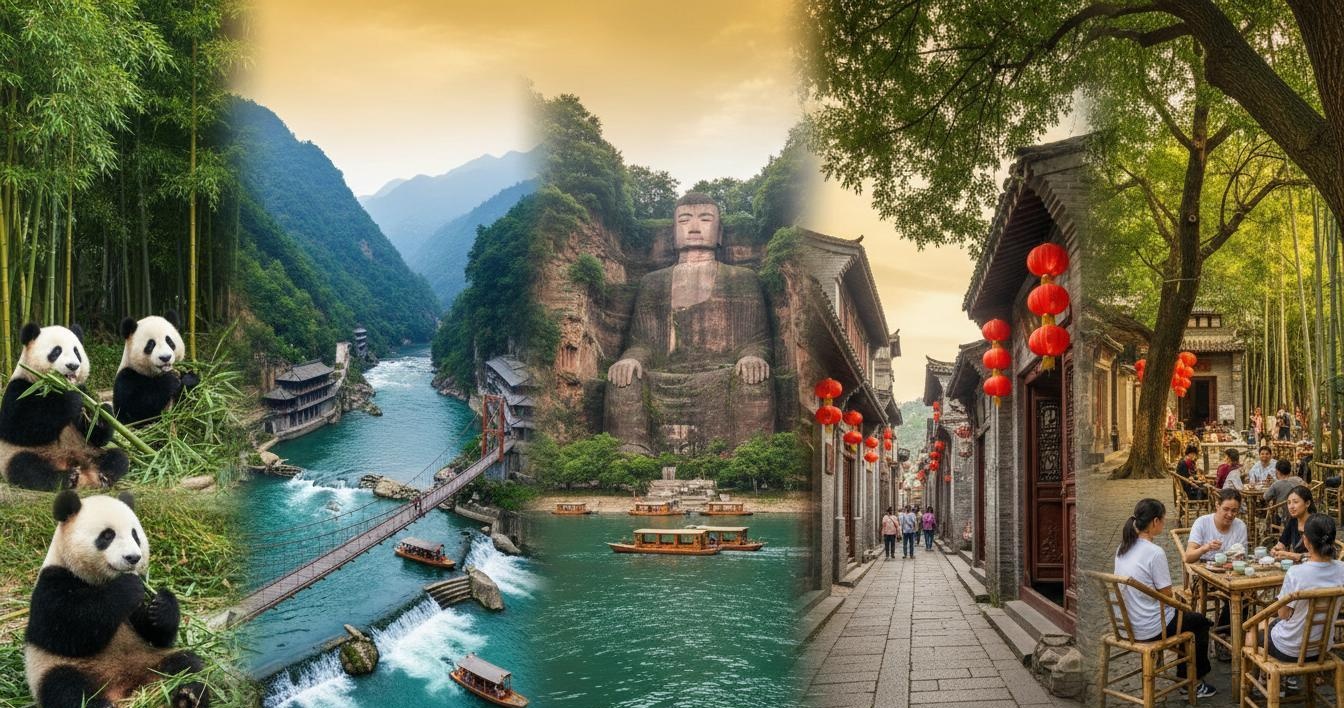 5-Day Chengdu & Leshan Private Tour: Pandas, Buddhism, Cuisine & Natural Wonders