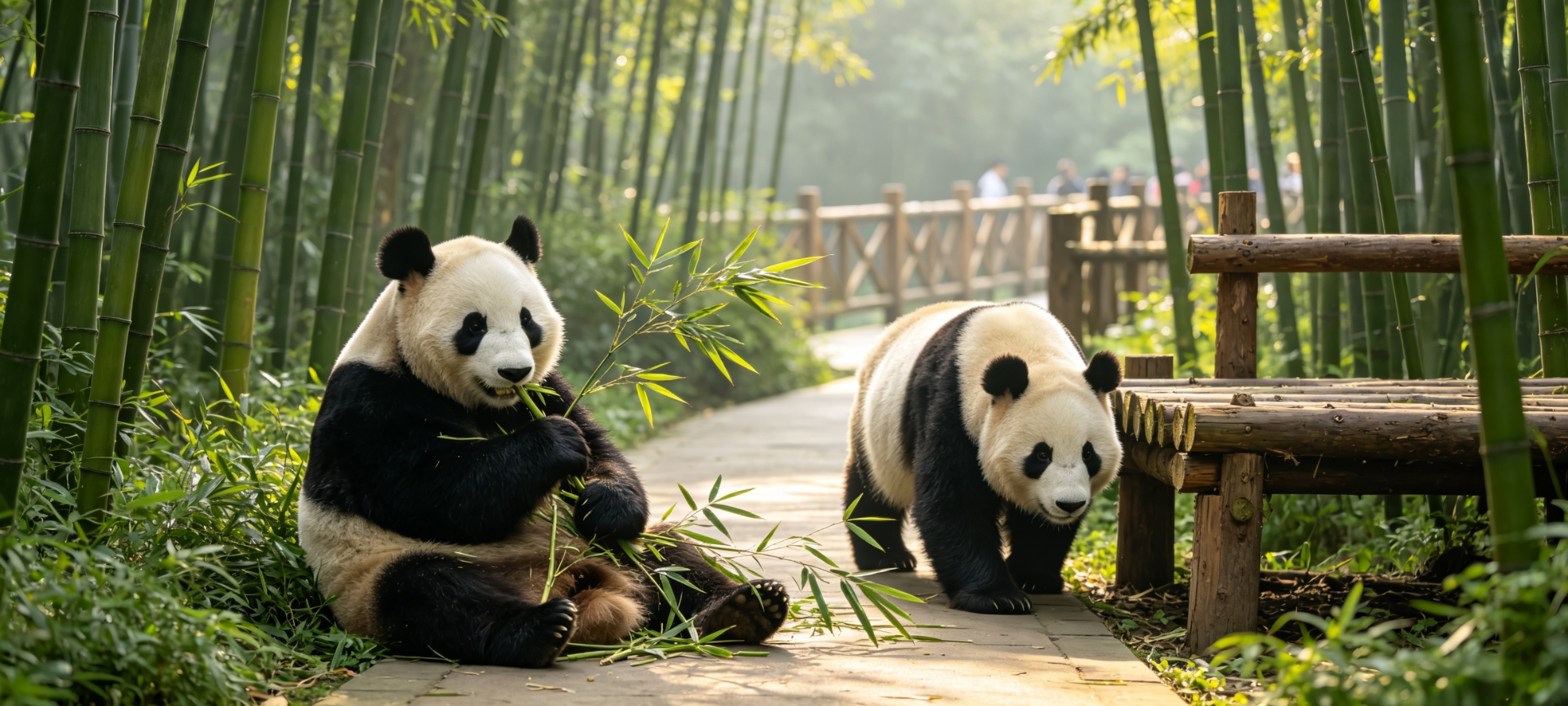 Arrival – Chengdu Research Base of Giant Panda Breeding