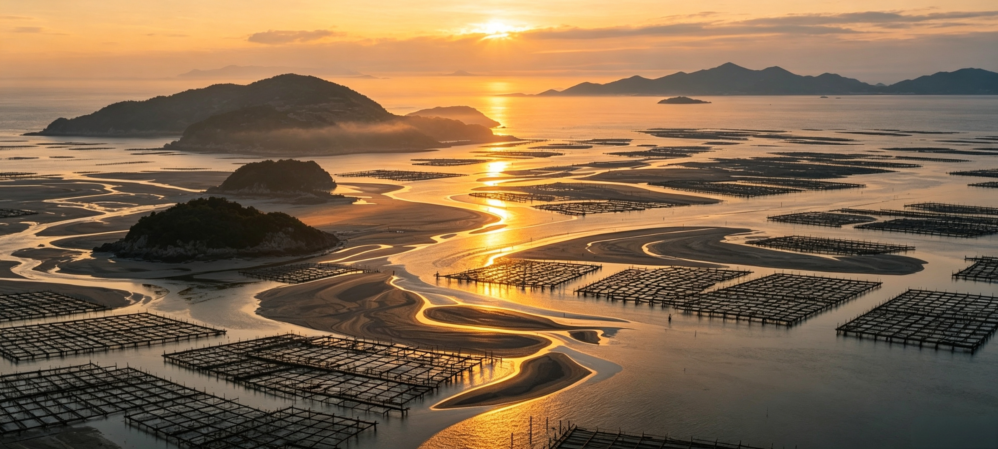 Xiapu Mudflat & Shajiang S-shaped Gulf