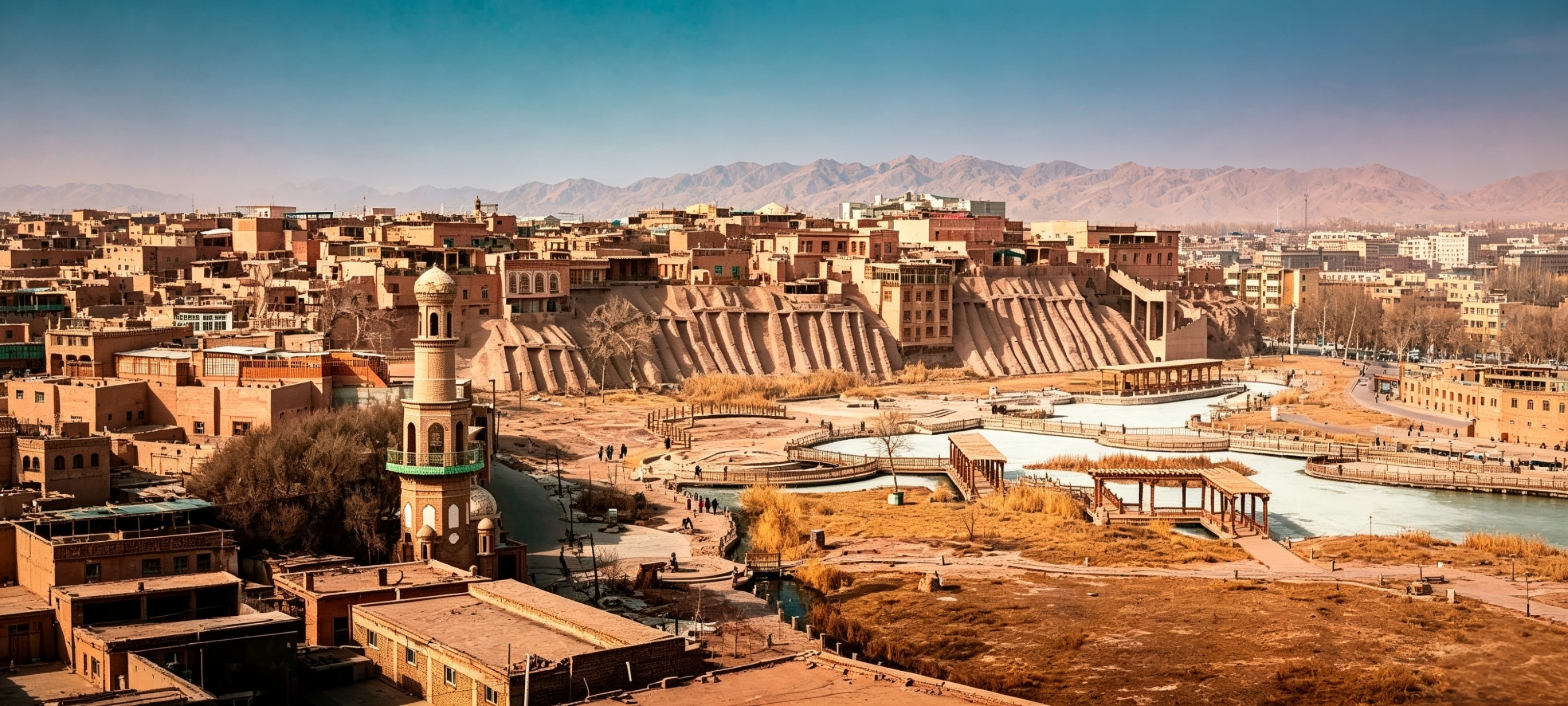 Urumqi → Kashgar by Air – Kashgar Old Town