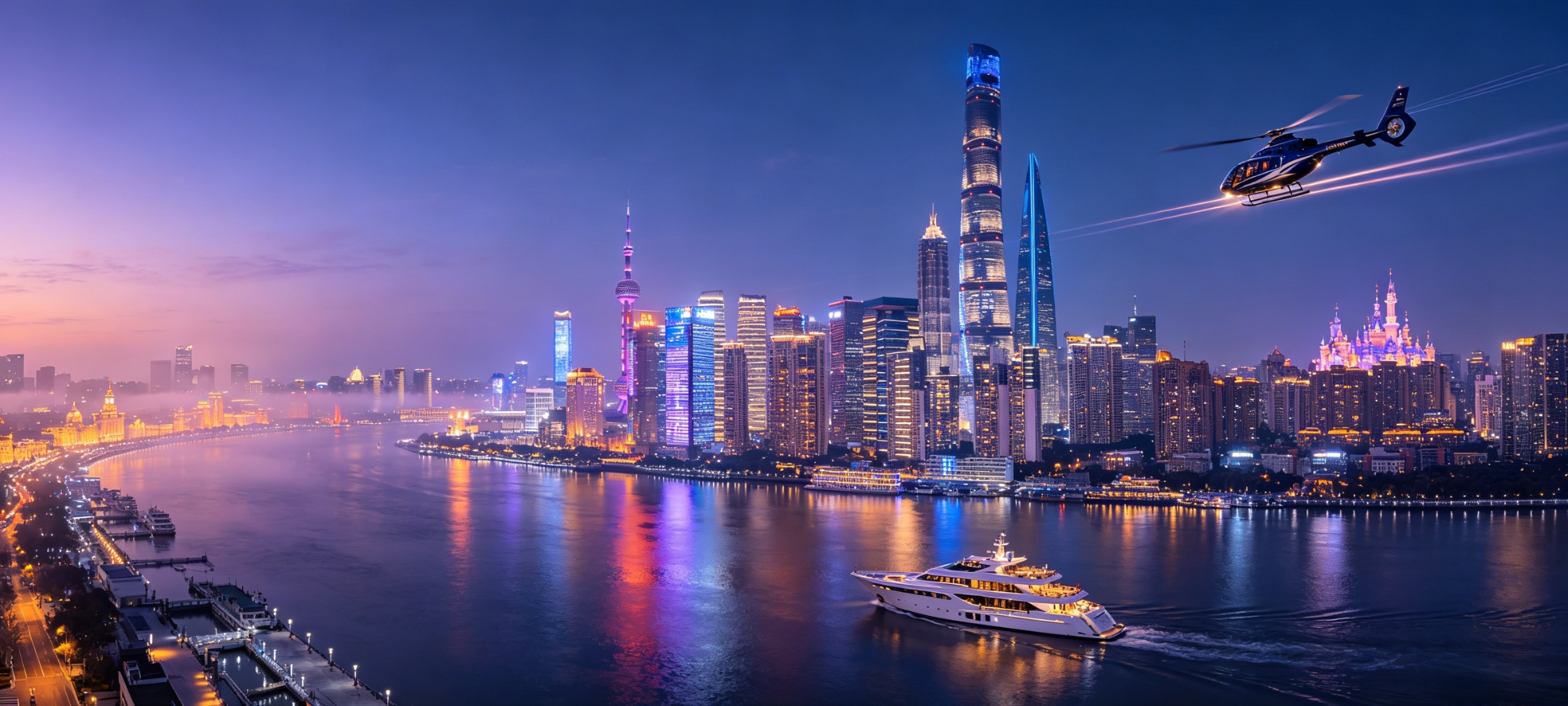 Arrival in Shanghai