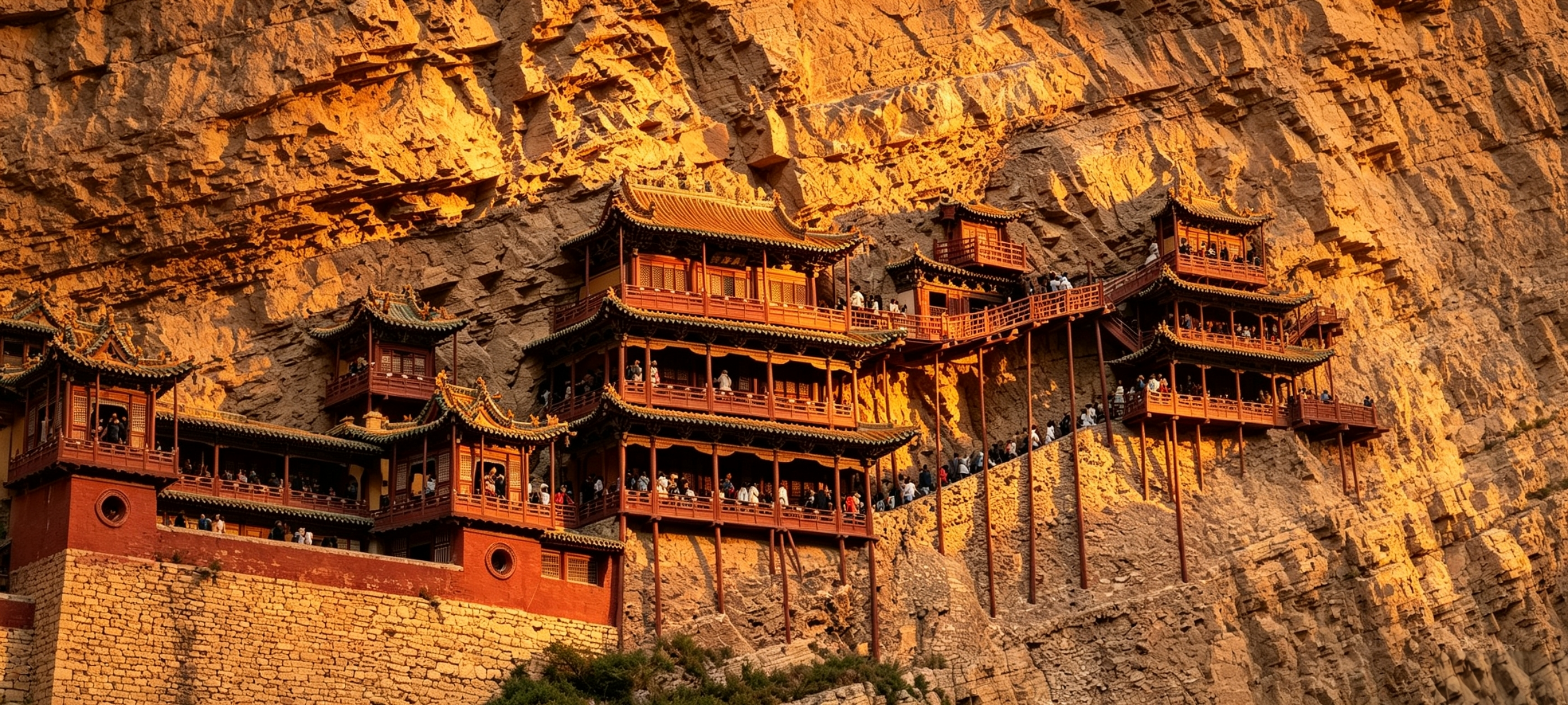 Datong → Yanmenguan Great Wall → Xuankong Temple → Taiyuan by private vehicle